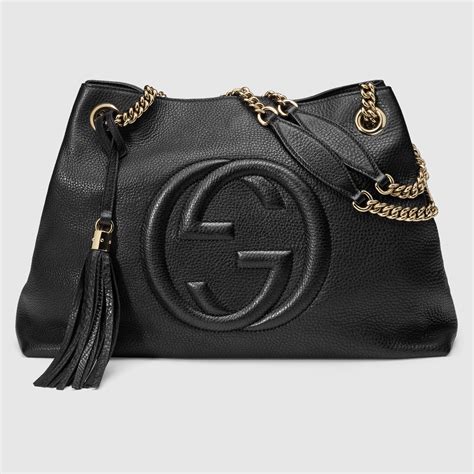 gucci soho logo leather high tops|gucci soho leather shoulder bag.